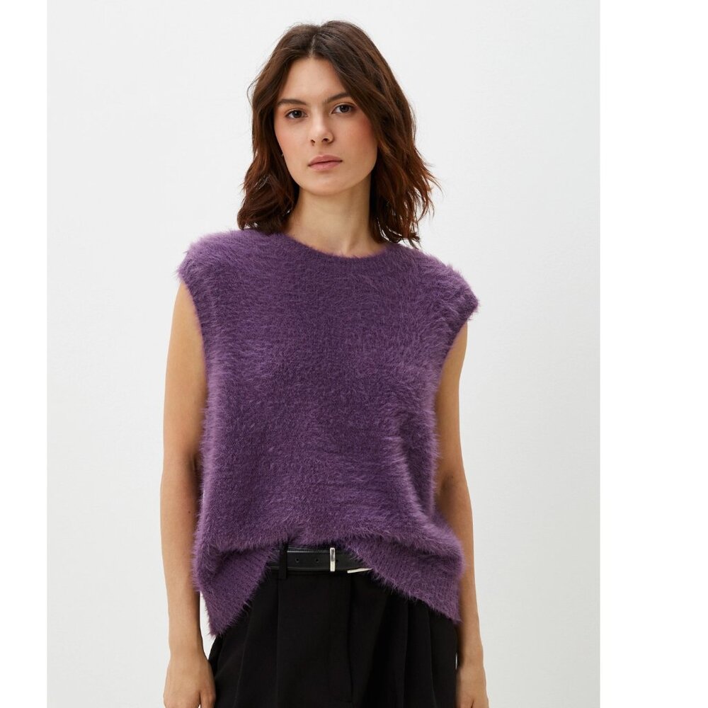 Vans Purple V-Neck Sweater
